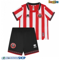 Maglie da calcio Sheffield United Prima Maglia Bambino 2025-26 Manica Corta + Pantaloni corti)